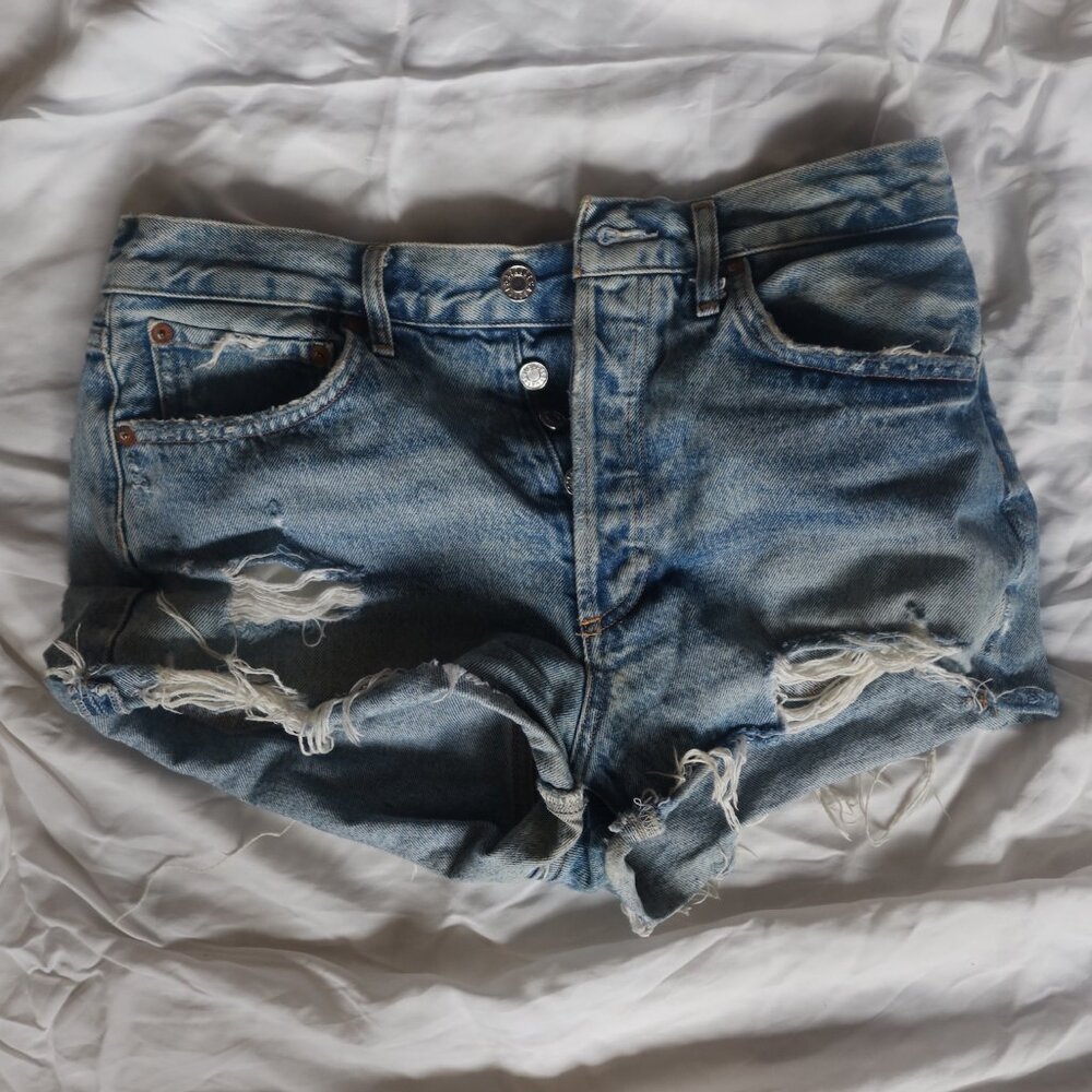 AGOLDE LA Denim Booty Short